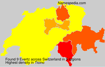 Surname Evertz in Switzerland