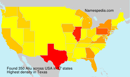 Surname Aliu in USA