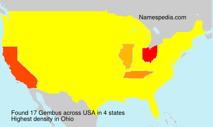 Surname Gembus in USA