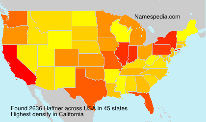 Surname Haffner in USA
