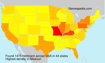 Surname Hellmann in USA