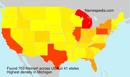 Surname Kleinert in USA