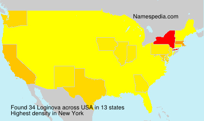 Surname Loginova in USA Surname Loginova in USA