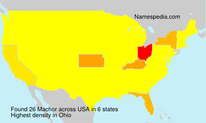 Surname Machor in USA
