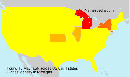Surname Mayhawk in USA