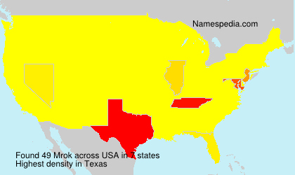 Surname Mrok in USA