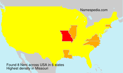 Surname Neni in USA