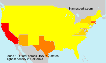 Surname Olumi in USA