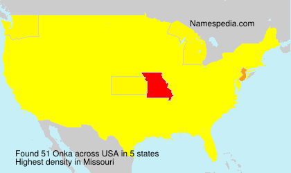 Surname Onka in USA