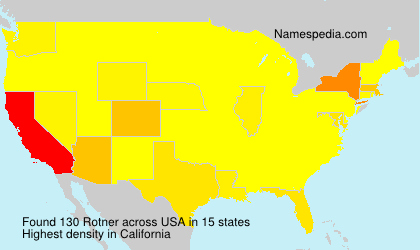 Surname Rotner in USA