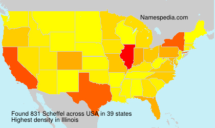 Surname Scheffel in USA