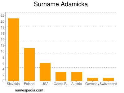 Surname Adamicka