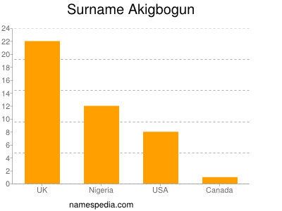 Familiennamen Akigbogun
