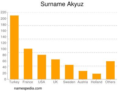Familiennamen Akyuz