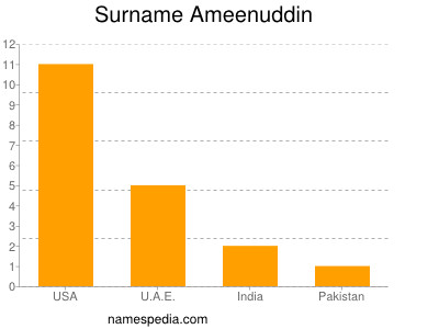 Familiennamen Ameenuddin