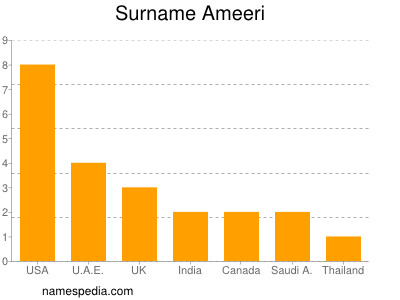 Familiennamen Ameeri