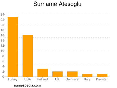 Familiennamen Atesoglu