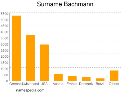 Familiennamen Bachmann