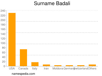 Familiennamen Badali