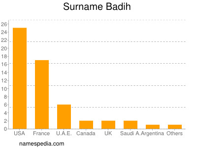 Familiennamen Badih