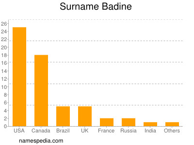 Familiennamen Badine