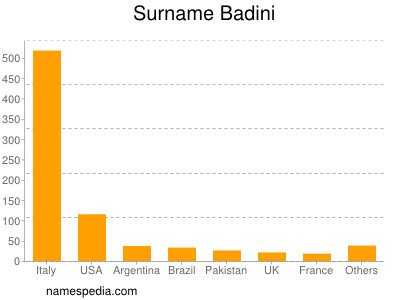 Surname Badini