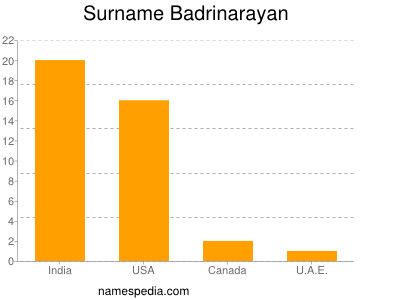 Familiennamen Badrinarayan