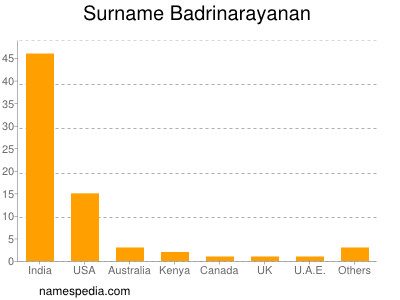 Familiennamen Badrinarayanan