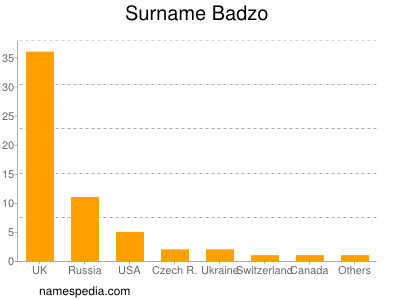 Familiennamen Badzo