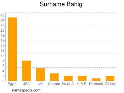 Familiennamen Bahig