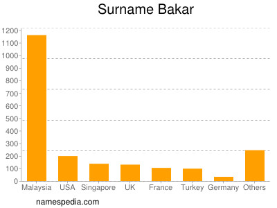 Familiennamen Bakar