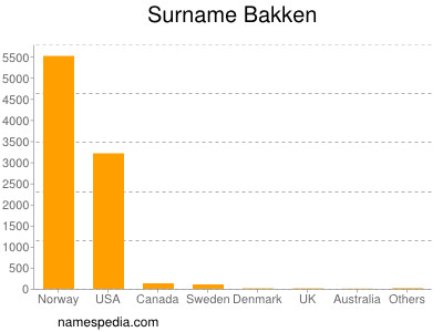 Familiennamen Bakken