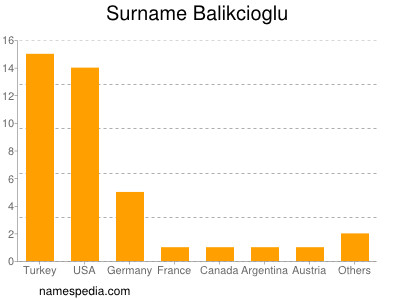 Familiennamen Balikcioglu