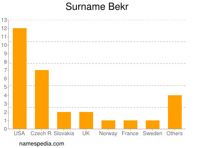 Familiennamen Bekr