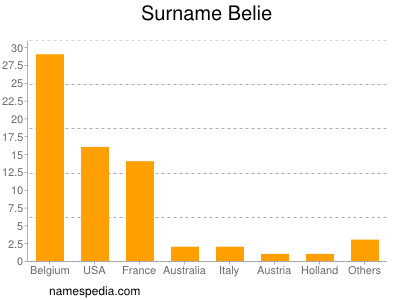 Familiennamen Belie