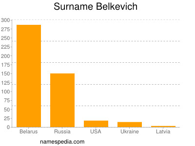 Familiennamen Belkevich