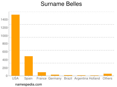 Familiennamen Belles