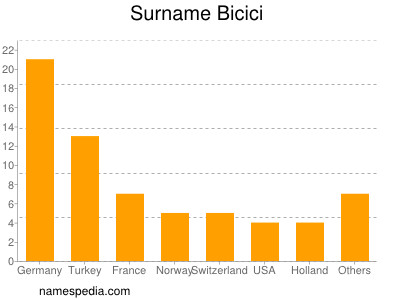 Familiennamen Bicici