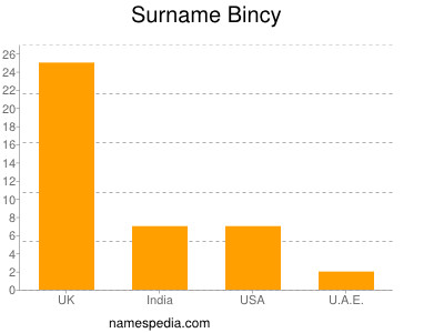 Familiennamen Bincy
