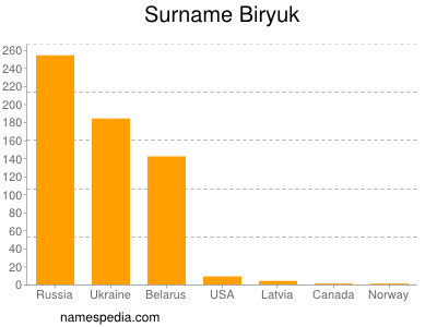 Familiennamen Biryuk
