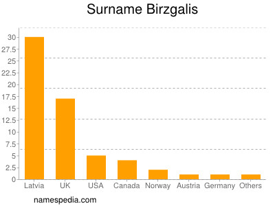 Familiennamen Birzgalis