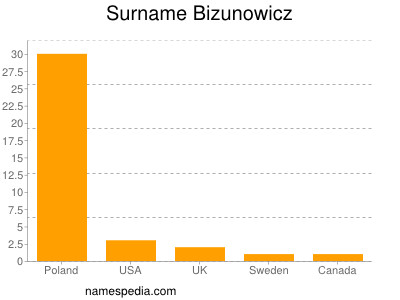 Familiennamen Bizunowicz