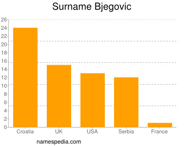 Surname Bjegovic