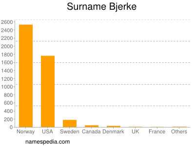 Familiennamen Bjerke