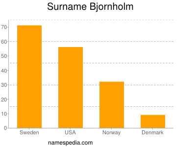 Familiennamen Bjornholm