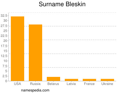 Familiennamen Bleskin