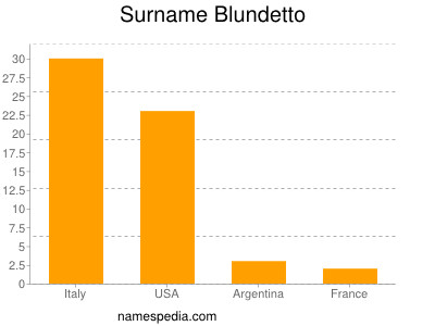 Surname Blundetto
