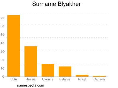 Familiennamen Blyakher