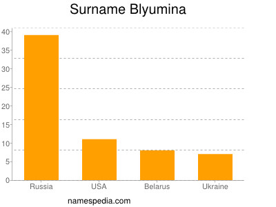 Familiennamen Blyumina