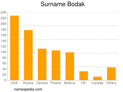 Familiennamen Bodak